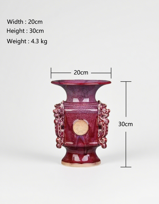 Imperial Ruyi Dragon Vase