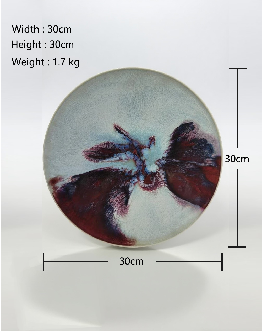 Glazed Ceramic Plate#2