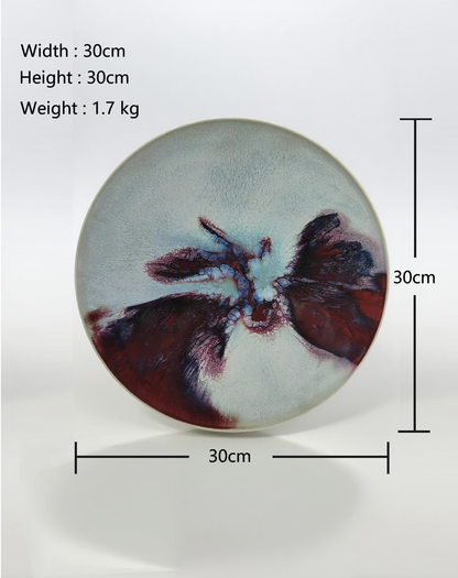 Glazed Ceramic Plate#2